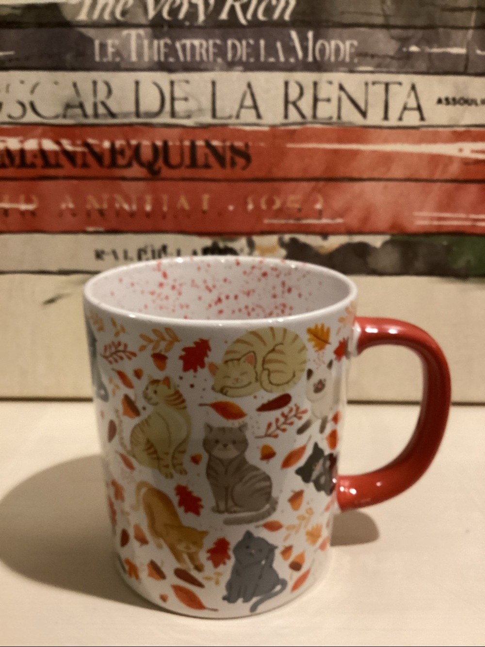 Autumn Cats Ceramic Mug  🍁